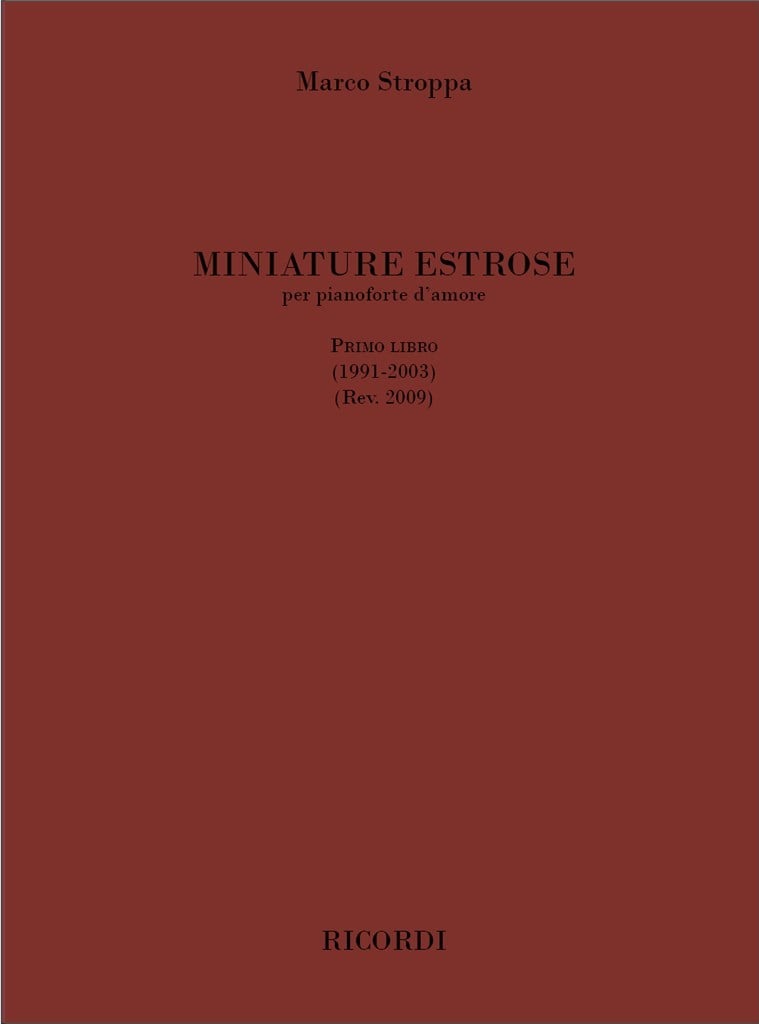 Miniature Estrose. Primo Libro